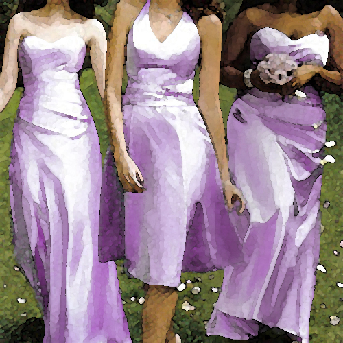 violet bridesmaid jewelry
