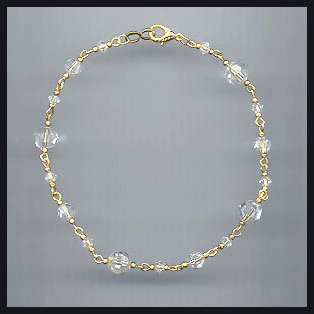 Swarovski Clear Cryastl Anklet
