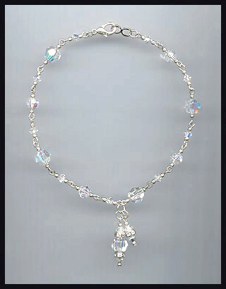 Swarovski Aurora Crystal Anklet