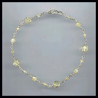 Swarovski Jonquil Yellow Anklet