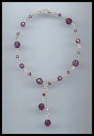 Peridot Crystal Anklet