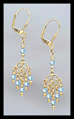 Aquamarine Dangle Earrings