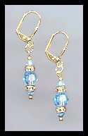 Simple Aquamarine Earrings