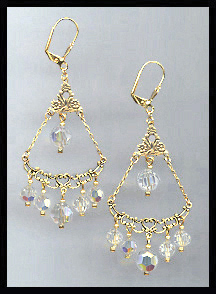 Aurora Borealis Crystal Earrings
