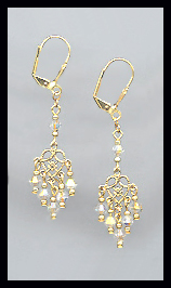Aurora Borealis Dangle Earrings