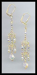 Aurora Borealis Crystal Earrings