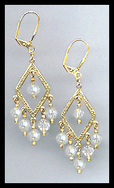 Clear Crystal Earrings