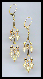 Jonquil Yellow Dangle Earrings