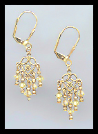Tiny Jonquil Yellow Earrings