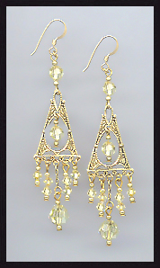 Jonquil Yellow Deco Earrings