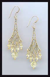 Jonquil Yellow Vintage Earrings
