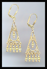 Deco Jonquil Yellow Earrings