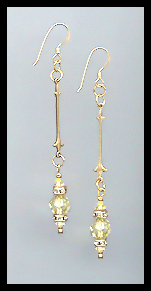Jonquil Yellow  Drop Earrings