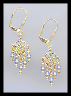 Tiny Light Blue Earrings