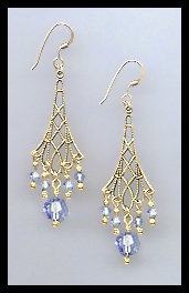 Light Blue Vintage Earrings