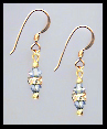 Mini Light Blue Earrings