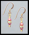 Mini Coral Sunset Earrings