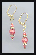 Coral Sunset Drop Earrings