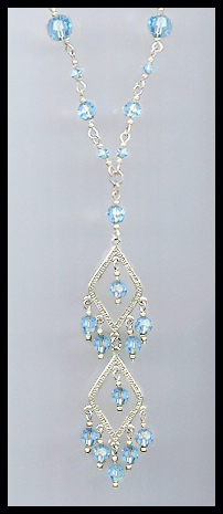 Swarovski Aquamarine Crystal Pendant