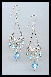 Vintage Aquamarine Earrings