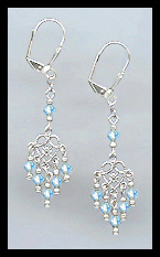 Aquamarine Dangle Earrings