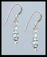 Mini Aquamarine Earrings