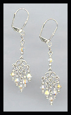 Aurora Crystal Dangle Earrings