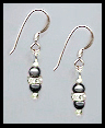 Mini Black Pearl Earrings
