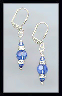 Simple Sapphire Blue Earrings