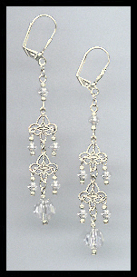 Clear Crystal Earrings