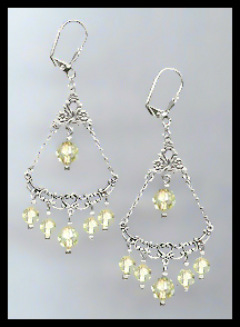 Jonquil Yellow Crystal Earrings