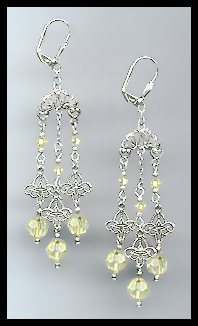 Jonquil Yellow Chandelier Earrings