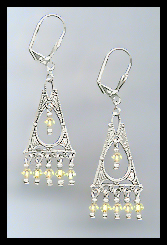 Deco Jonquil Yellow Earrings