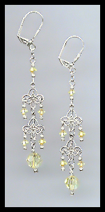 Jonquil Yellow Crystal Earrings