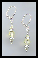 Simple Jonquil Yellow Earrings