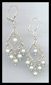 Cream Pearl Earrings