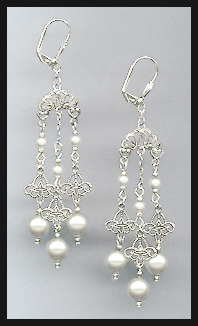 Pearl Chandelier Earrings