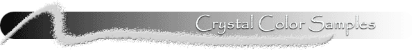 Swarovski crystal colors