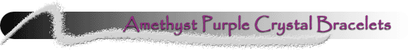 Swarovski Purple Bracelets