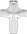 crystal cross earrings