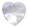 Clear Crystal Heart Earrings