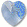 Swarovski Light Blue Heart Earrings