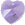 Purple Heart Earrings