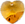 Amber Heart Earrings